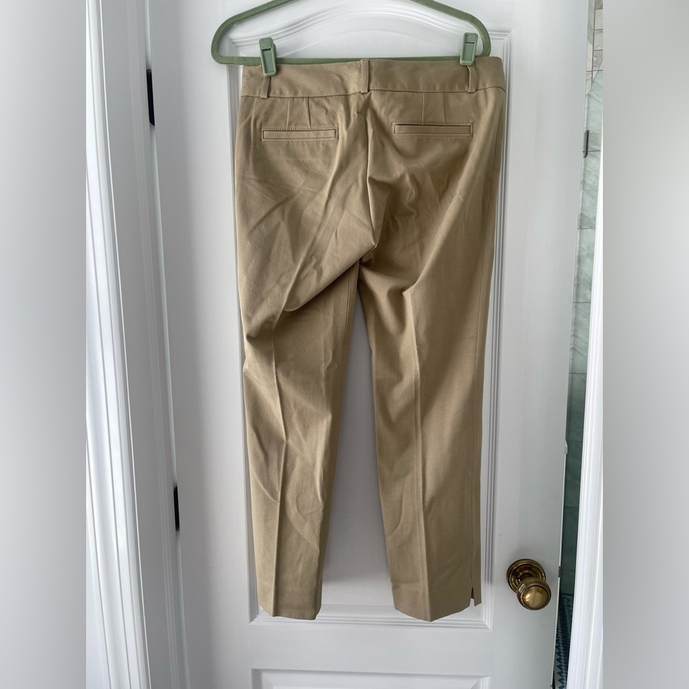 Banana Republic Sloan Ankle Pants Tan Stretch Career Trouser Women’s 8 - Picture 4 of 8